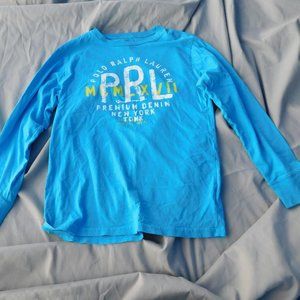 Blue Polo by Ralph Lauren long sleeve shirt, Medium, Cotton